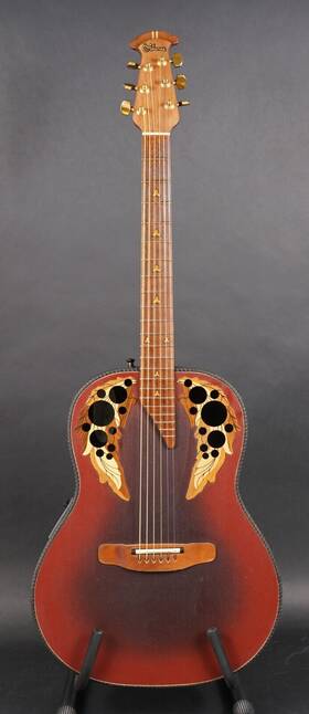 1681-2 Ovation 1996 Adamas Ii Acoustic Electric Guitar With Original Case