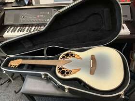 1681-7 Ovation Adamas By Model # Made In Usa 1990 Excellent Condition/hard Case