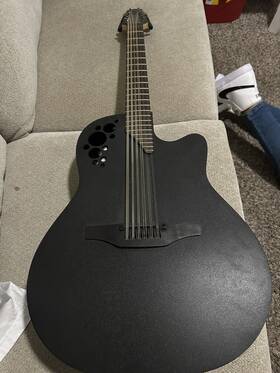 2058tx-5-g Ovation 12 String Black Elite
