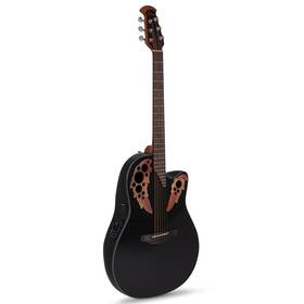 Ce44-5-g Ovation 427645 Celebrity Elite Mid Cutaway Guitar Black Solid Sitka