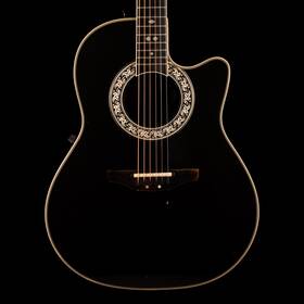 84ova005 Ovation Pre Owned Legend Model 1767 Black With Gig Bag