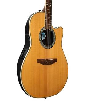 Acoustic2575 Ovation Pre-owned Celebrity Cc-057 Black Acoustic-electric Guitar