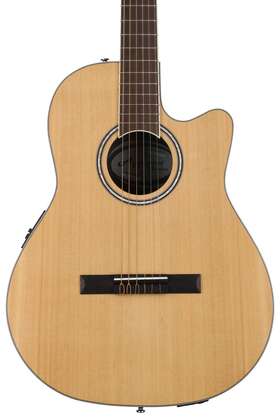 Ap521.134 Ovation .ap521.134 Applause Ab24cc-4s Mid-depth Classical Acoustic-electric Guitar