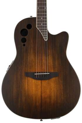 Ap521.218 Ovation .ap521.218 Applause Ae44-7s Mid-depth Acoustic-electric Guitar - Vintage Varnish