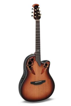 Ce44p-fle Ovation Celebrity Limited Exotic Electric-acoustic Guitar Flamed Eucalyptus