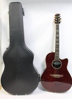 Gc28d Ovation Celebrity Acoustic-electric Guitar Cherry Burst Fishman Preamp