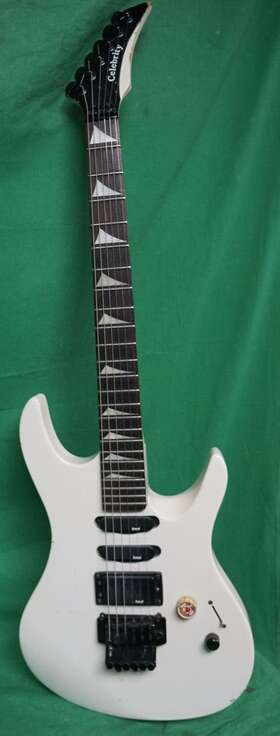 Gc3-6 Ovation Celebrity 1987-1988 White Hss Solid Body Electric Guitar Parts Rep
