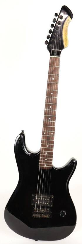 Gs1-j Ovation 1980s Black Electric Guitar Great