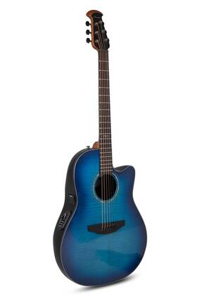 Cs24p-blfl Ovation .ov531.235 Celebrity Traditional Acoustic-electric Guitar Blue Flame