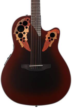 Ov533.125 Ovation .ov533.125 Celebrity Elite Ce44-rrb Mid-depth Acoustic-electric Guitar - Reverse