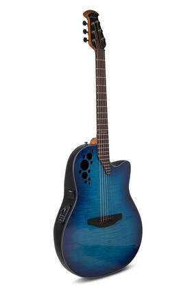 Ov533.235 Ovation .ov533.235 Celebrity Elite Plus 2024 Limited Edition Acoustic-electric Guitar Blue