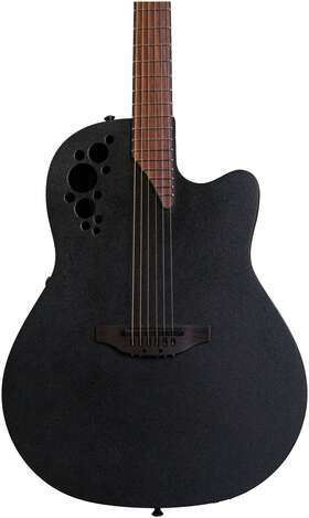 Ov553.201 Ovation .ov553.201 Elite T Deep Contour Acoustic-electric Guitar - Black Textured