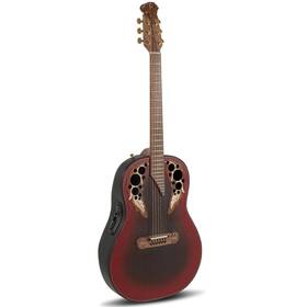 Ov583.524 Ovation .ov583.524 Adamas I 1687gt-2 Deep Contour Acoustic-electric Guitar - Reverse Red