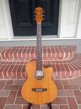 Pf-25ceq Palmer 2022 Electric/acoustic With Fishman Electronics. Ready To Play