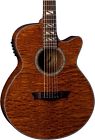 Pe Q Mah Dean Performer Quilt Mahogany Guitar Natural 814064028463