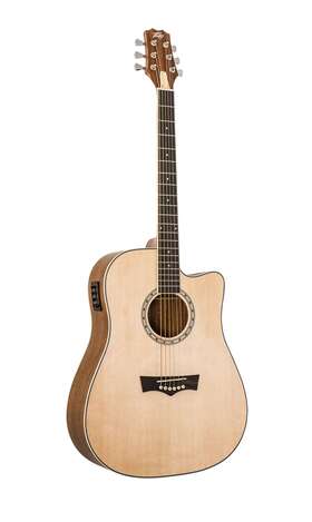 Dw2ce Peavey Solid Top Cutaway Acoustic-electr