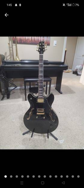Jf1ex Peavey Semi-hollowbody Acoustic Electric Guitar