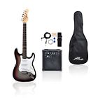 Pegkt15sb All In Audio Dist Beginner Electric Guitar Package 68888981101