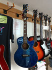 Peqatbl Dean Performer Quilt Ash Acoustic Electric Guitar New Trans
