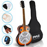 Pga500br Pyle Full Scale Resophonic String Resonator Acoustic Guitar 842893130187