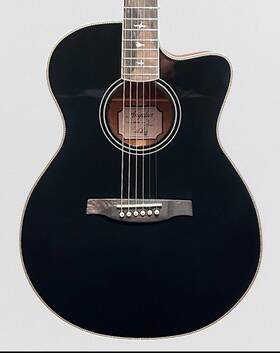 Prs 116407 Bx Se Angelus A20e Acoustic-electric Guitar - Black Top