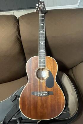Sep20e Prs 6 String Acoustic-electric Guitar -walnut Color