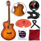Ps-ea15itb-a-u Photo Savings Washburn Festival Series Mini Jumbo Guitar 096259931486