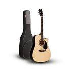 Ra090bag Rogue Dreadnought Cutaway Guitar With Gig Bag