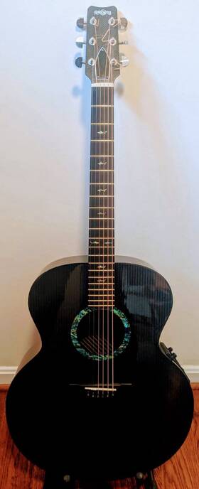Jm1000n2l Rainsong Title Left-handed Jumbo Acoustic-electric Guitar