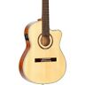 Rce138-t4 Ortega Thinline Nylon Guitar High Gloss Natural