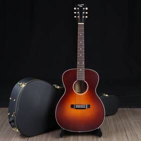 Rk-r35-br Recording King Series 11 000 Acoustic-electric Guitar - Transparent Brownburst