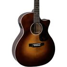 Rga-16r-cfe5-tbr Recording King Road Pro Grand Auditorium A E Guitar Transparent Brown