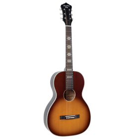 Rps-7-ts Recording King Dirty 30s Acoustic Guitar In A Tobacco Sunburst Finish