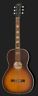 Rps-7-lefty-ts Recording King Dirty Acoustic Guitar Tobacco Sunburst Finish 840246040626
