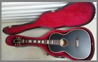 Rps-7-mbk Recording King Dirty Acoustic Parlor Guitar Series Single Case