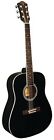 S-scout-bk Indiana Scout Deluxe Acoustic Guitar Black 610256561479