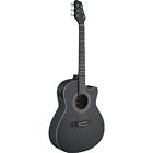 Sa30ace-bk Sa30acebk Auditorium Cutaway Guitar Matte Black 882030217289