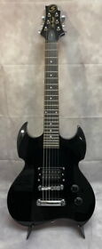 Mca-1 Samick Corba 3/4 Size Electric Guitar Black Sparkle New