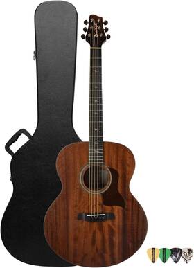 Sawtooth 313096941912 Mahogany Series Solid Top Acoustic-electric Jumbo Guitar With