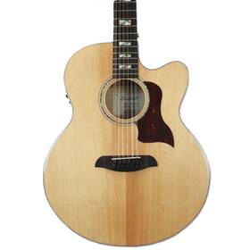 Sawtooth 811501044130 Solid Spruce Top Jumbo Cutaway 12 String Acoustic Electric Guitar