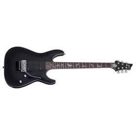 Platinum-6 Schecter 081544705392 Mint Damien Fr Floyd Emg Bats Inlays Elect. Guitar Satin Bk