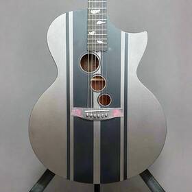 2505029038 Schecter Dj Ashba Acoustic Guitar - Carbon Grey Satin