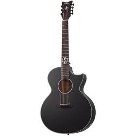 Caro-7 Schecter 3719 Regulo Acoustic Satin Black 7-string Acoustic-electric B-stock