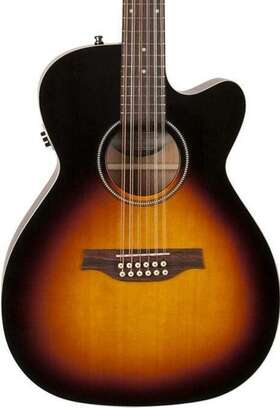 051984 Seagull S12 Concert Hall Cutaway Spruce Sunburst Gt Eq Acoustic/electric Guitar