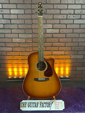 Entruscwqi-4673-u Seagull Guitars Entourage Rustic Cw Qi - Burst Acoustic Electric Guita