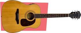 633en Silvertone 633e Reissue Acoustic-electric Guitar With Natural Finish