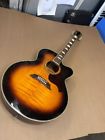 Sjc-390eo Sj-390-eo Crafter Southern Jumbo Guitar Nice Flame Top