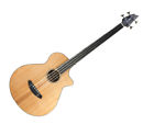 Sljb01fcercir Breedlove Solo Jumbo Fretless Bass Ce Red 875934008084