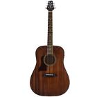 St-mh-aed-lh Sawtooth Mahogany Series Solid Top Dreadn 811513008083