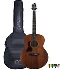 St-mh-aej-lh-kit-3 Sawtooth Mahogany Series Solid Top Jumbo 811513008984